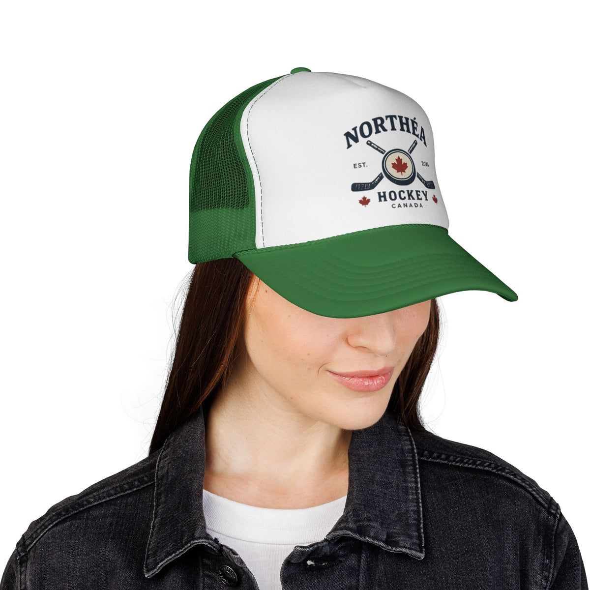 Casquette trucker canadienne « Hockey »