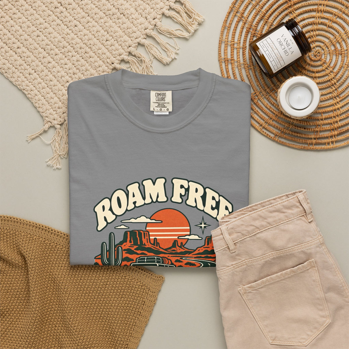 T-shirt plein air canadien « Roam Free »