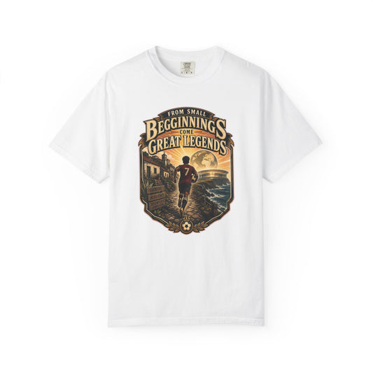 T-shirt football « From Small Beginnings »