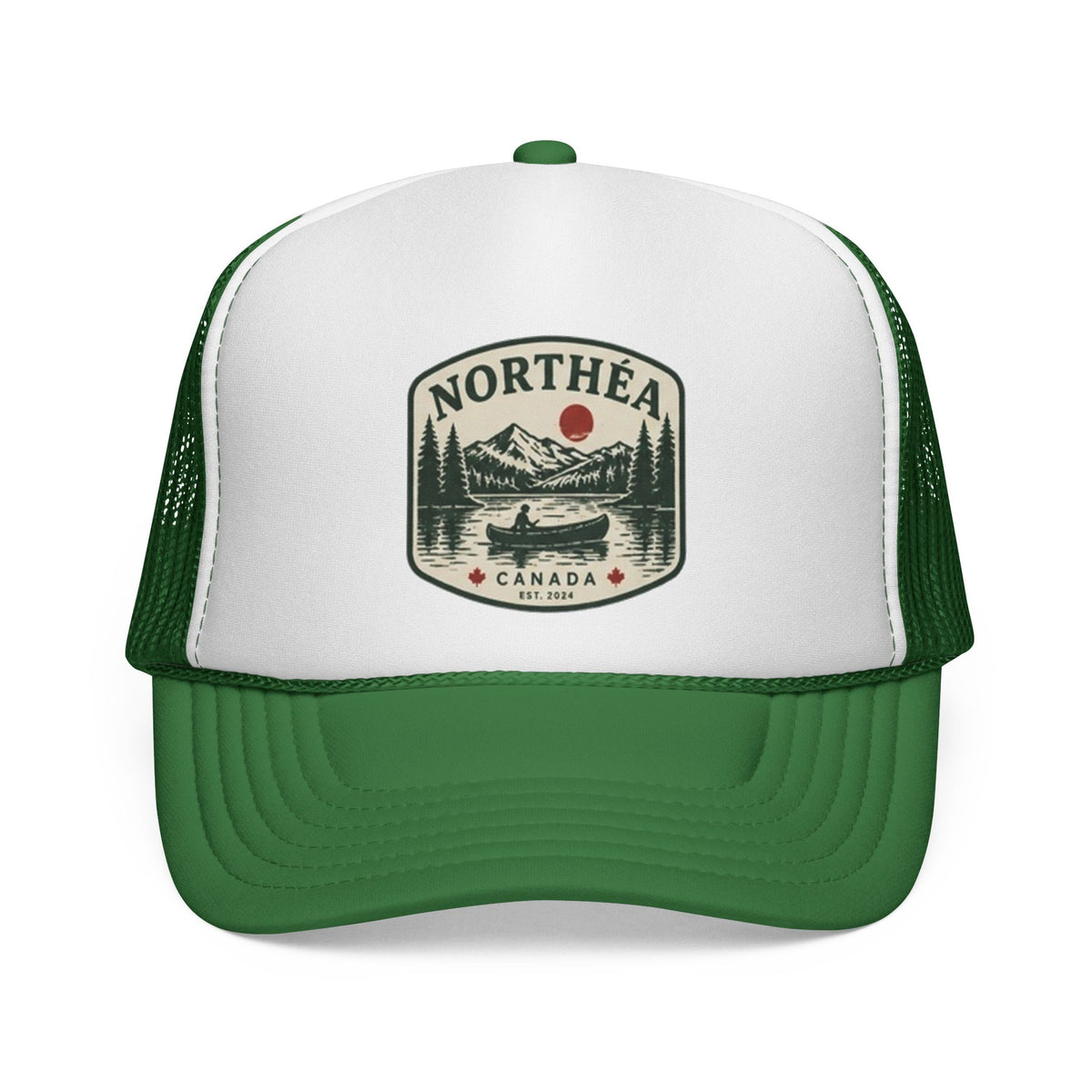 Casquette trucker canadienne « Lac et Canot »