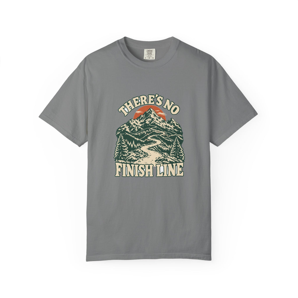 T-shirt course à pied rétro « Sentier de Montagne »