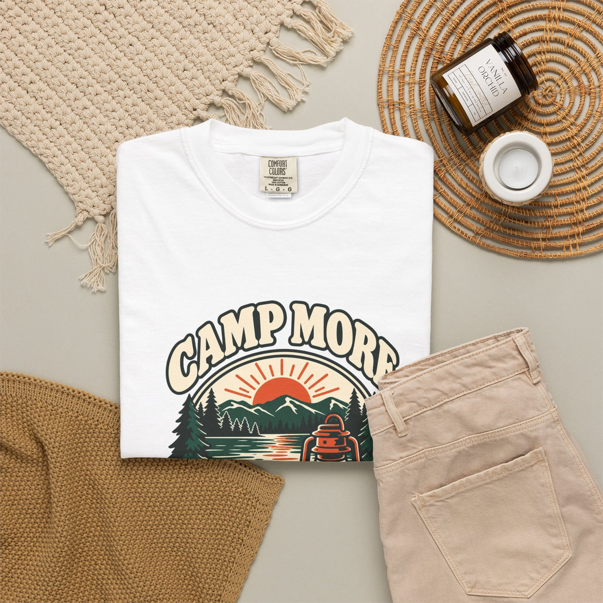 T-shirt plein air canadien « Camp More »