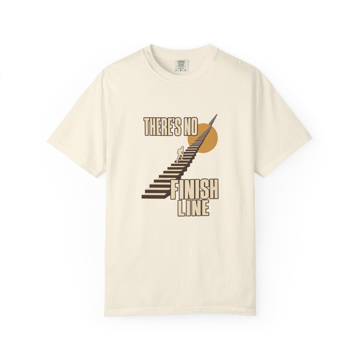 T-shirt course à pied rétro « Escalier »