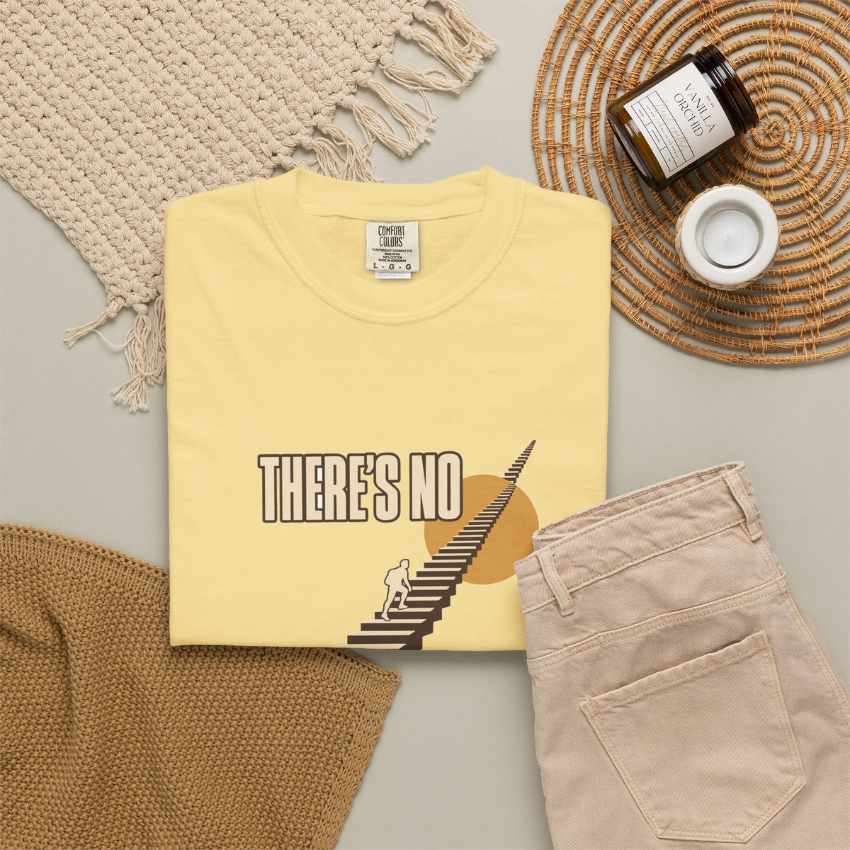 T-shirt course à pied rétro « Escalier »