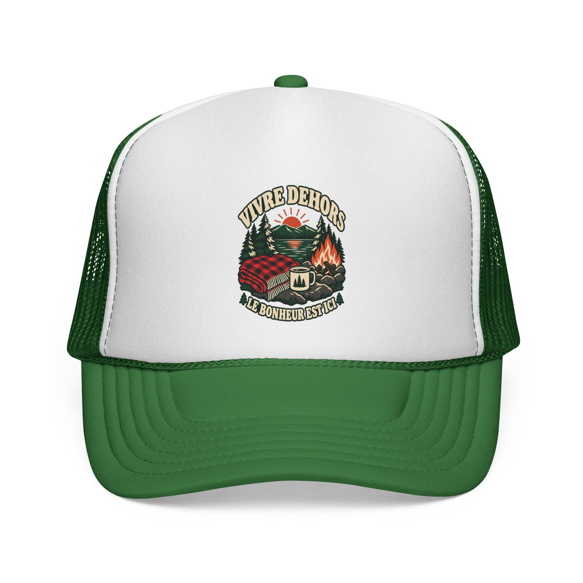 Casquette trucker plein air canadien « Vivre Dehors »