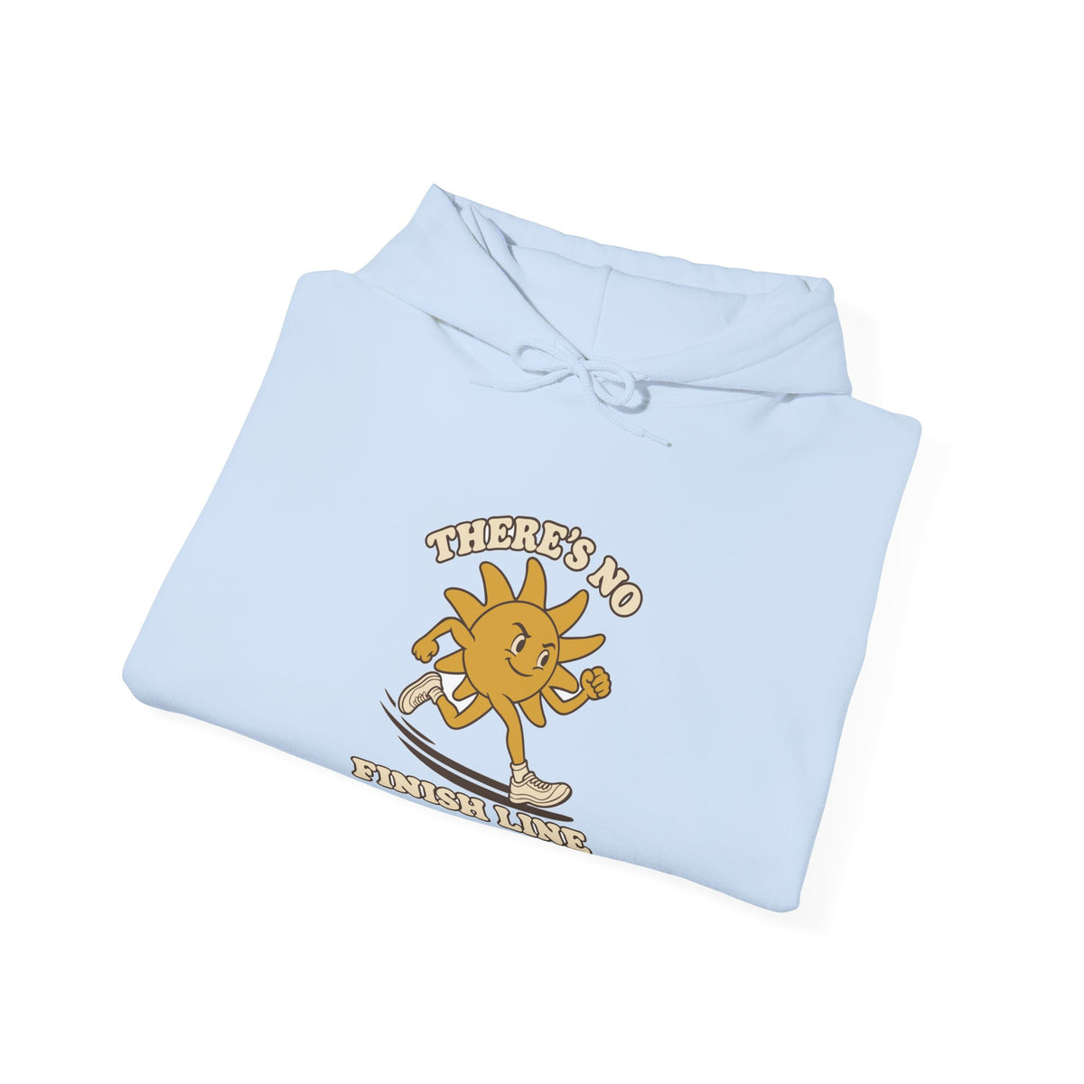 Hoodie course à pied rétro « Soleil Mascotte »