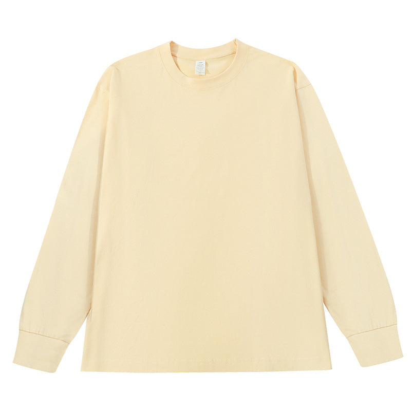 T-shirt manches longues en coton NORTHÉA – Abricot