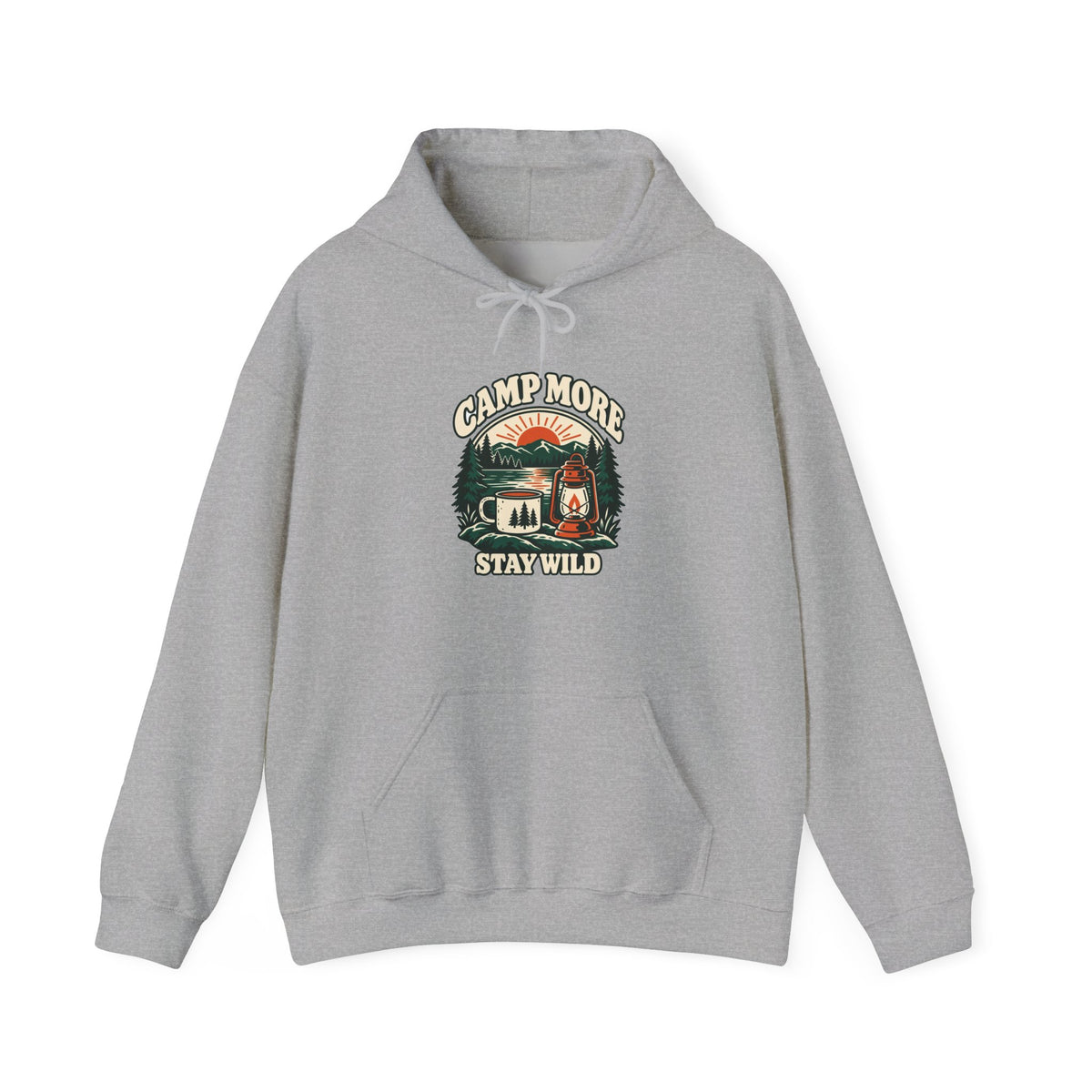 Hoodie plein air canadien « Camp More »