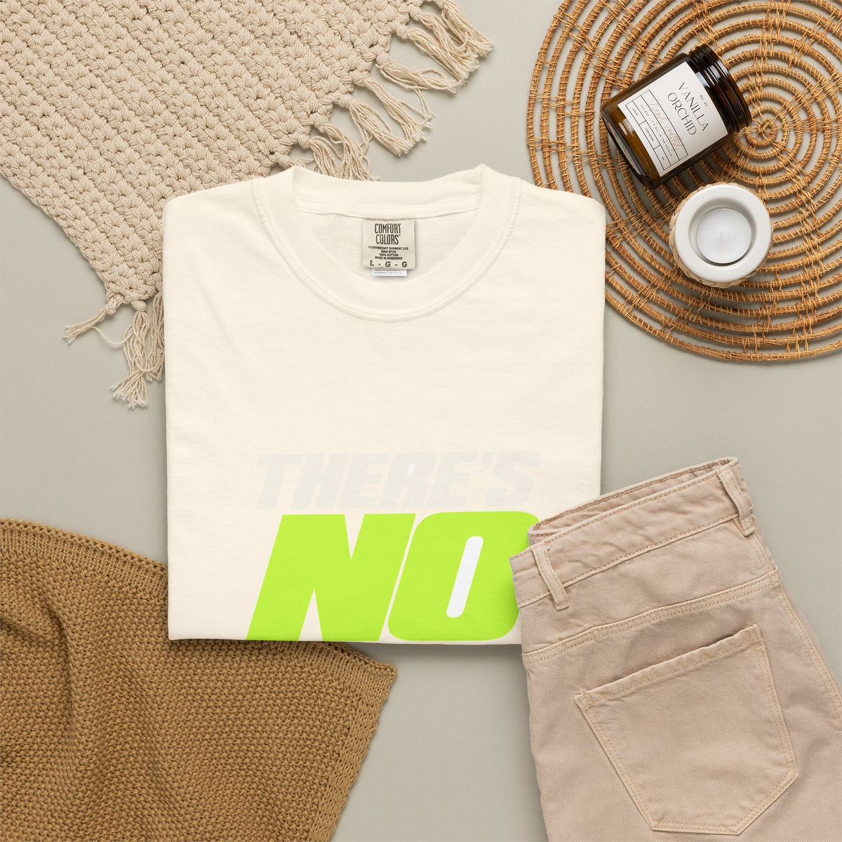 T-shirt course à pied rétro « No Neon »