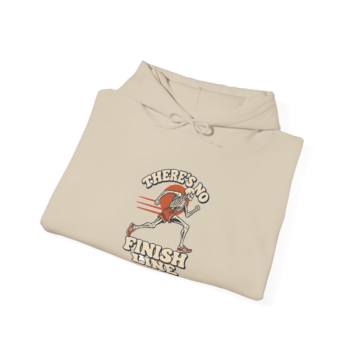 Hoodie course à pied rétro « Squelette »