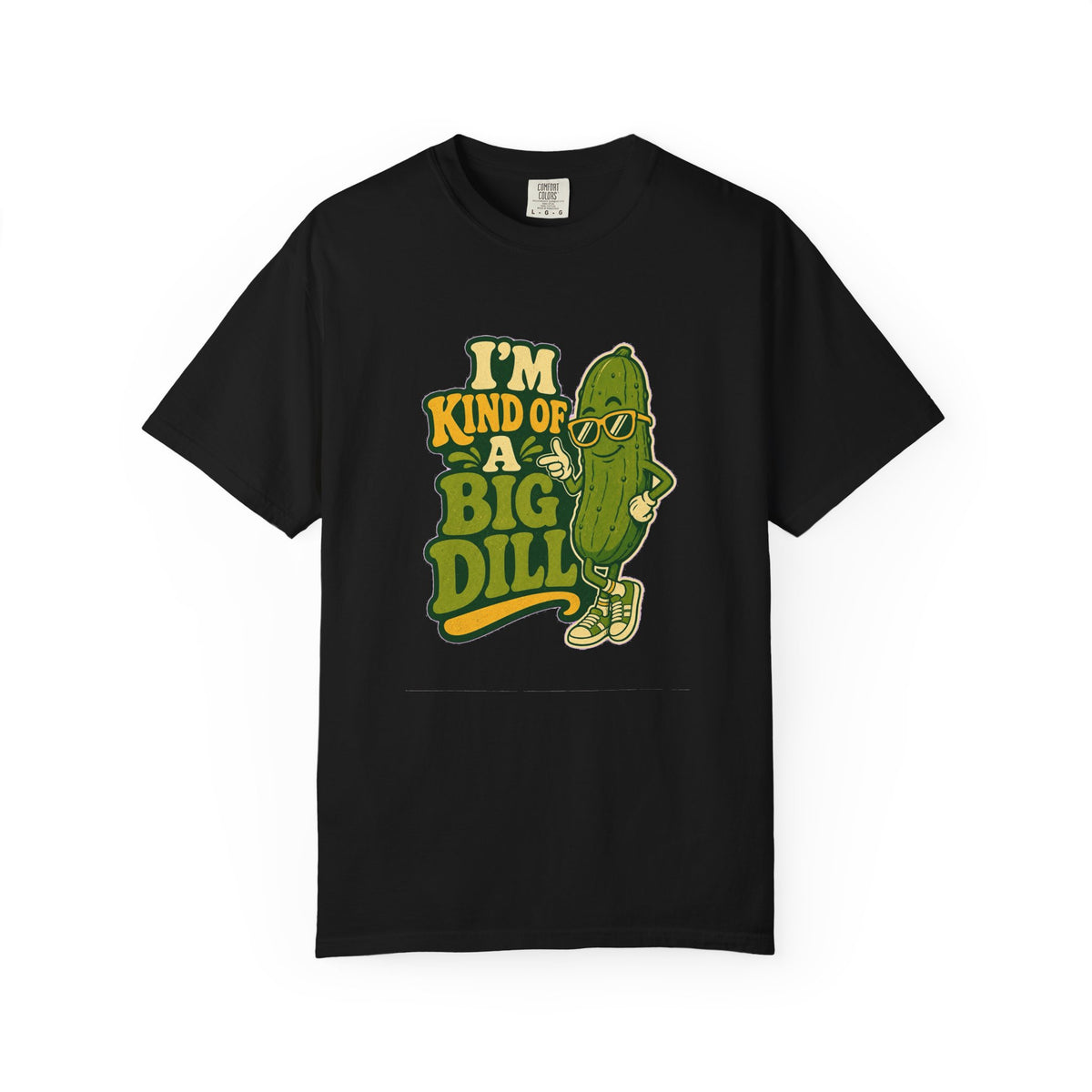 T-shirt rétro humour cornichon « I'm Kind of a Big Dill »
