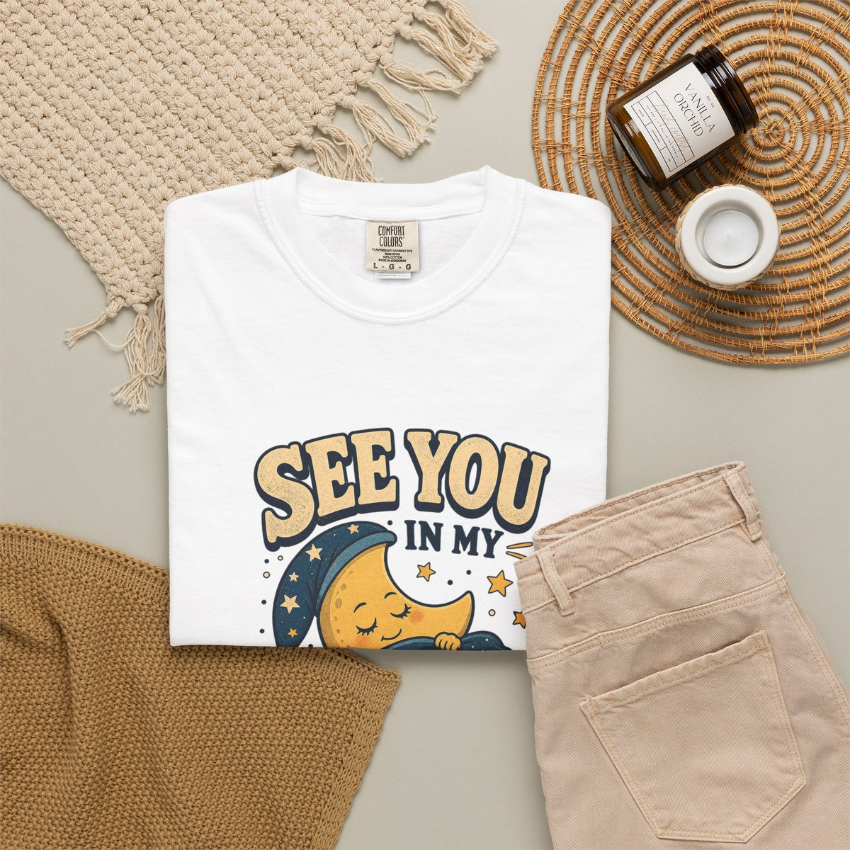 T-shirt rétro humour « See You in My Dreams »