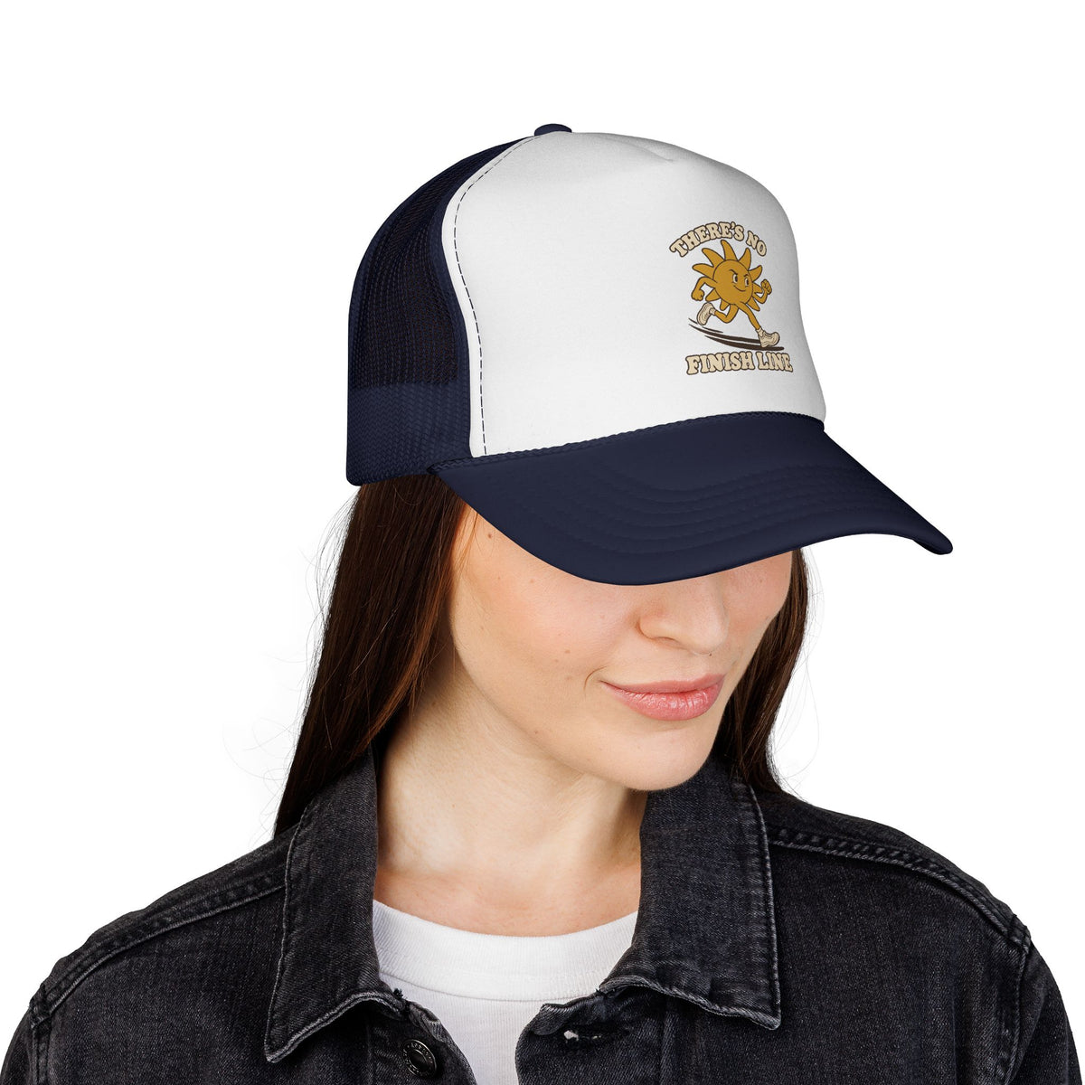 Casquette trucker course à pied « Soleil Mascotte »