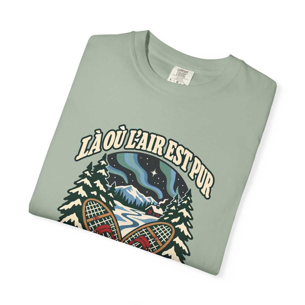T-shirt plein air canadien « Hiver Canadien »