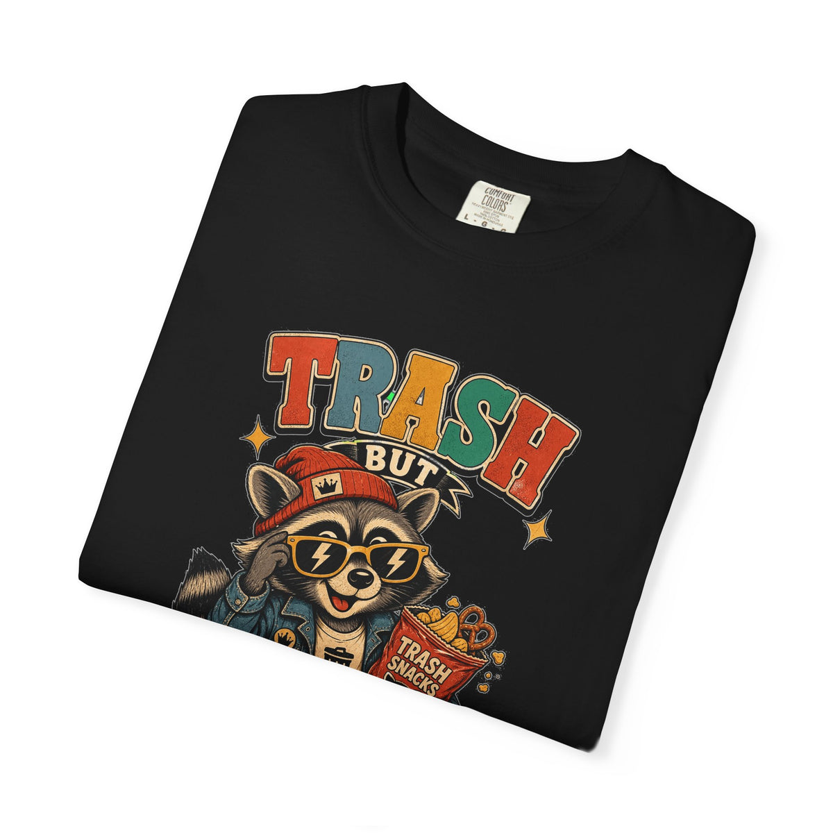 T-shirt rétro humour « Trash But Make It Fashion »