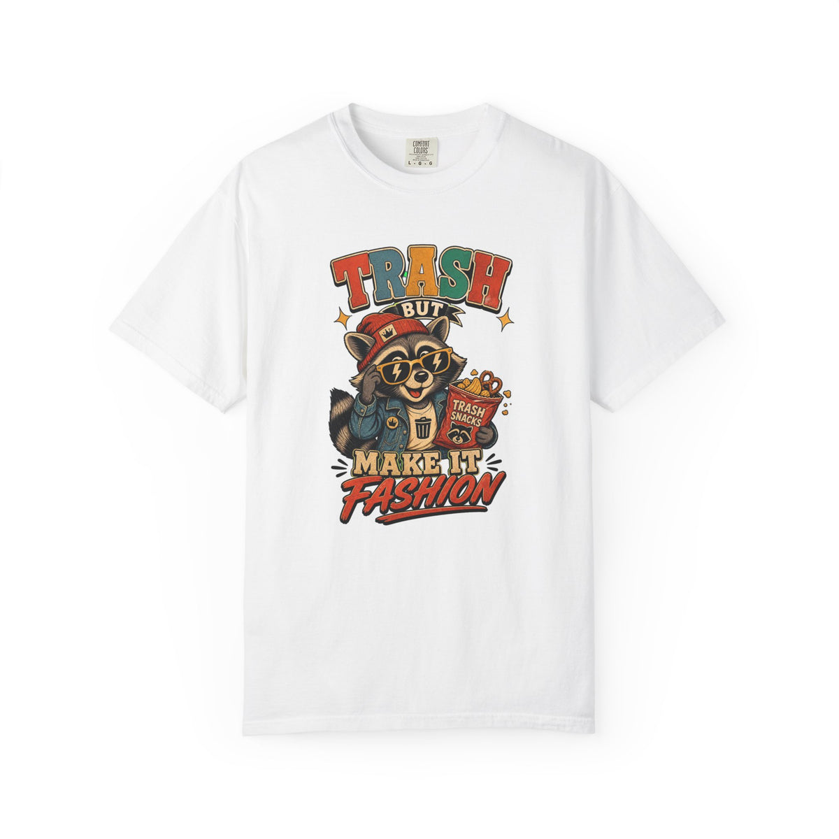 T-shirt rétro « Trash But Make It Fashion »