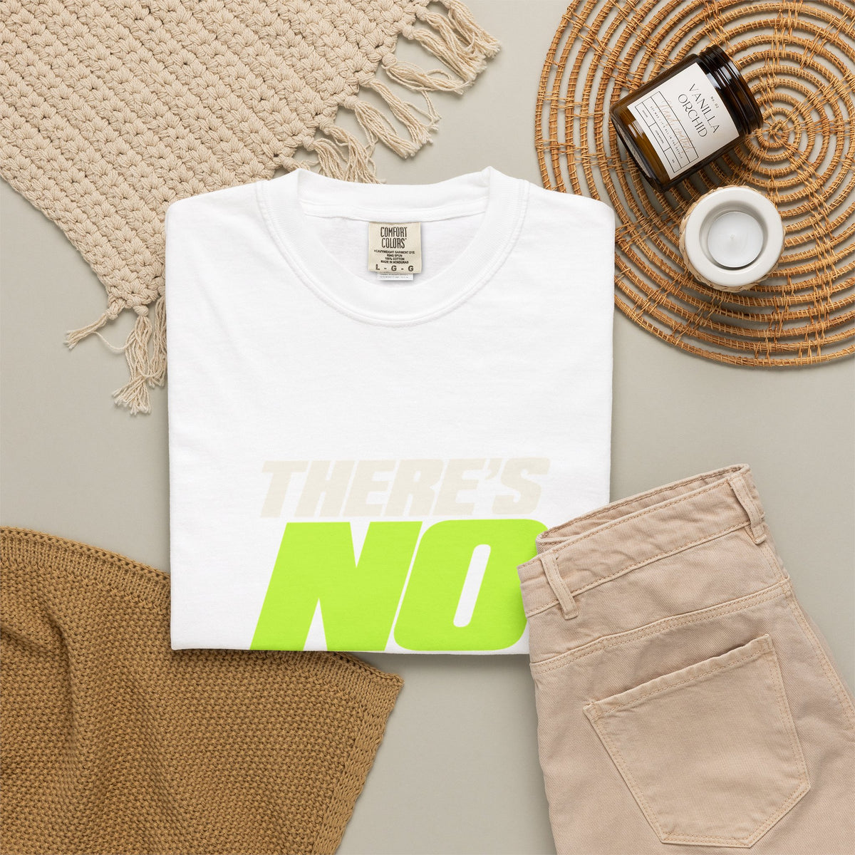 T-shirt course à pied rétro « No Neon »