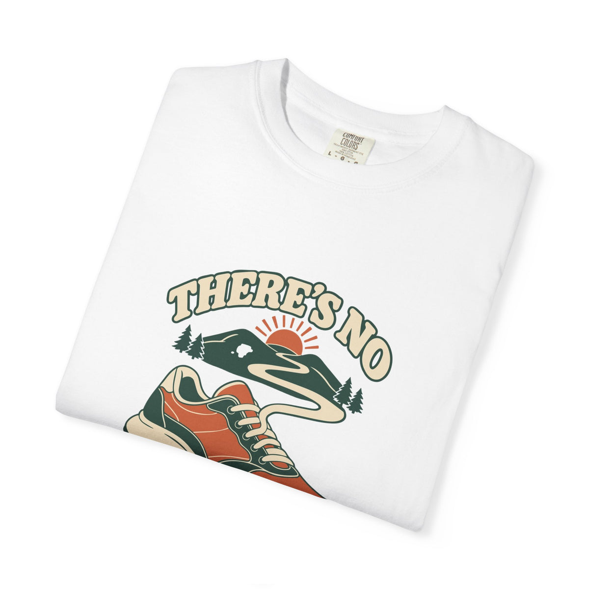 T-shirt course à pied rétro « Chaussure à Lacet »