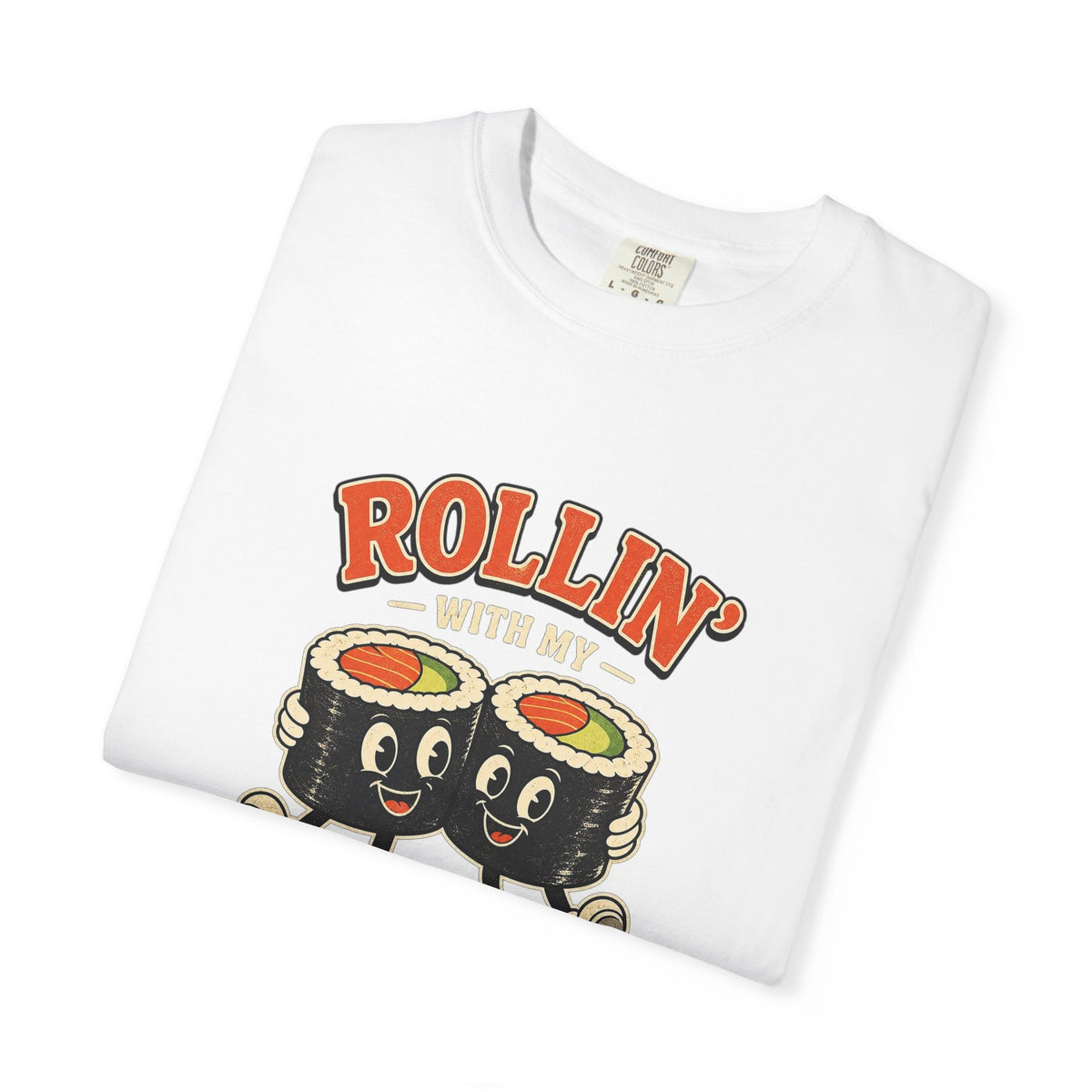 T-shirt rétro humour « Rollin' With My Homie »