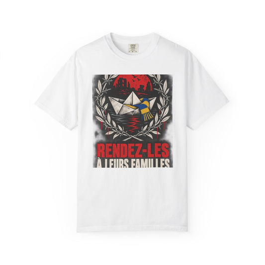 T-shirt unisexe « Rendez-les à leurs familles »