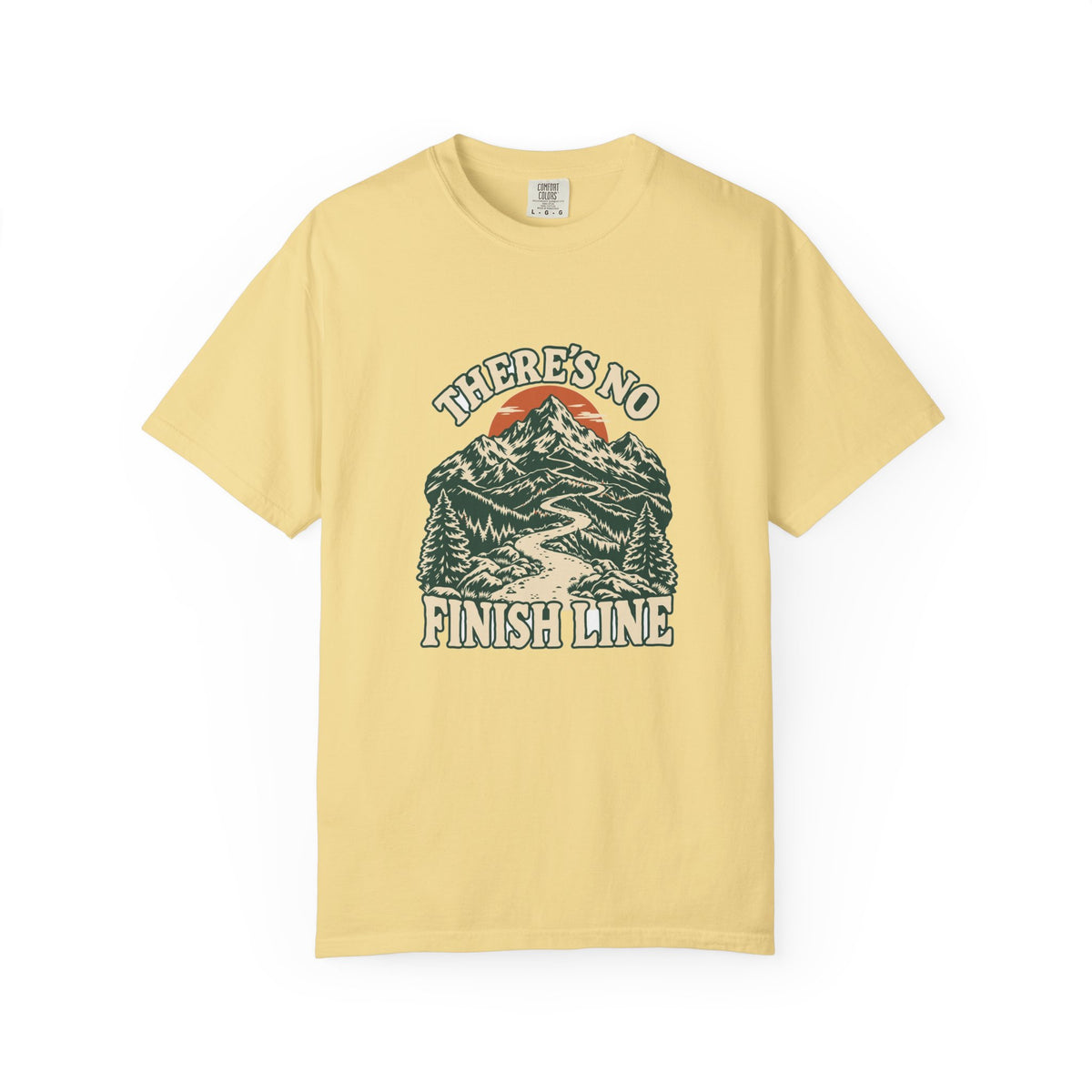 T-shirt course à pied rétro « Sentier de Montagne »