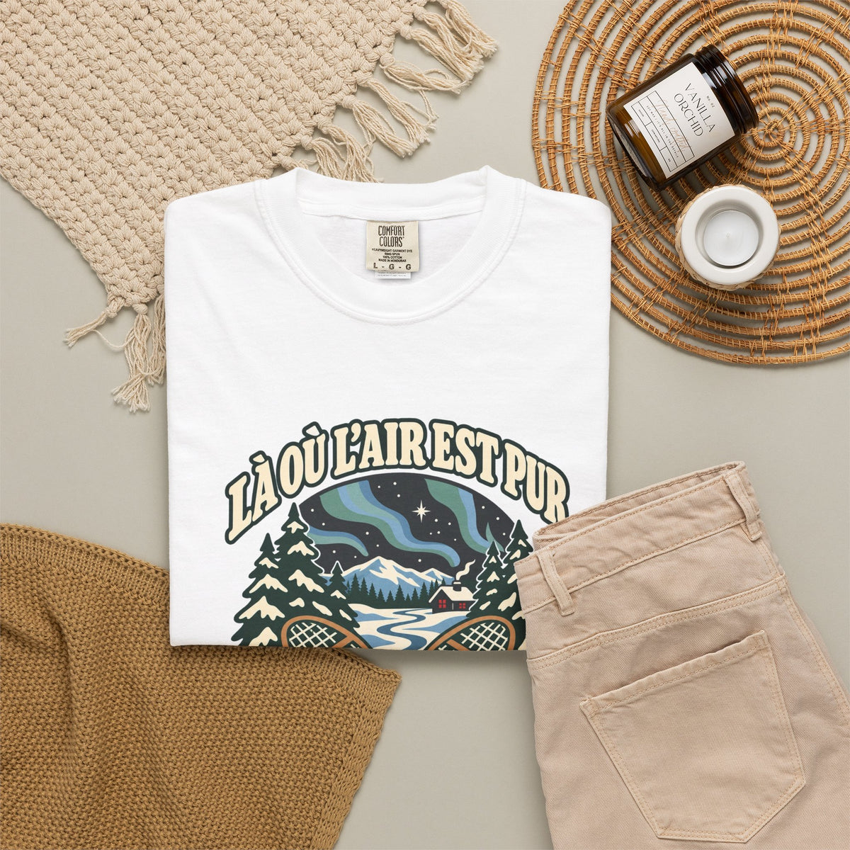T-shirt plein air canadien « Hiver Canadien »
