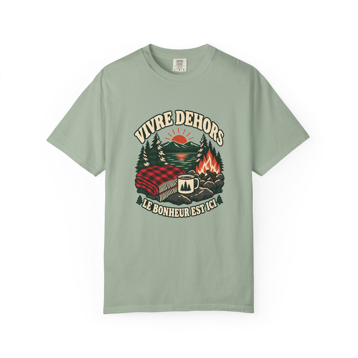 T-shirt plein air canadien « Vivre Dehors »