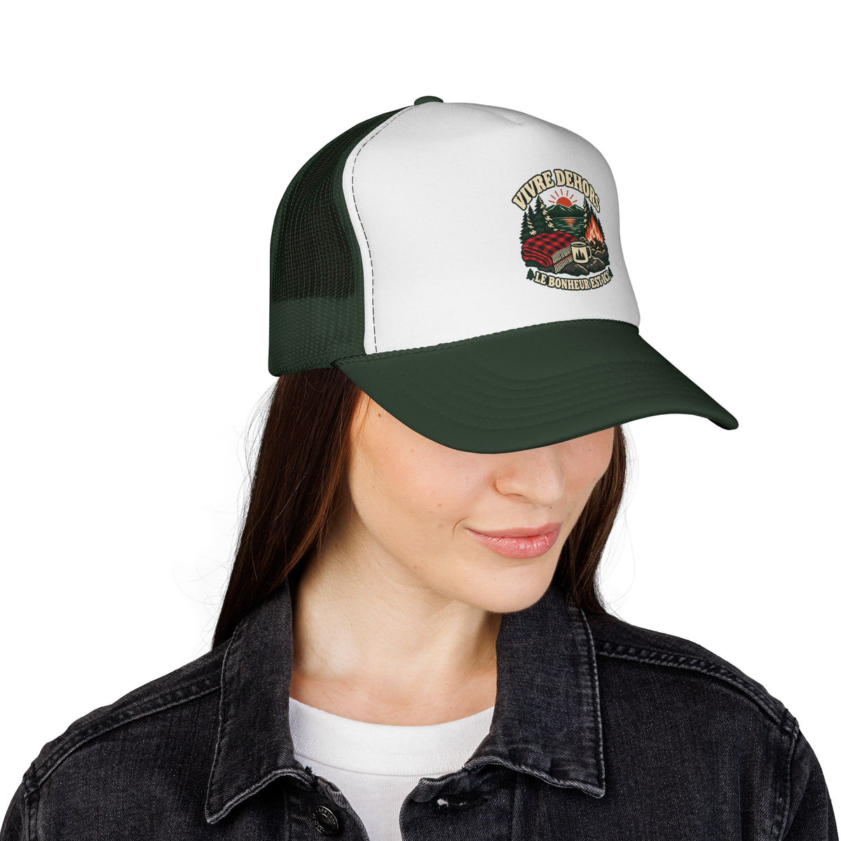 Casquette trucker plein air canadien « Vivre Dehors »