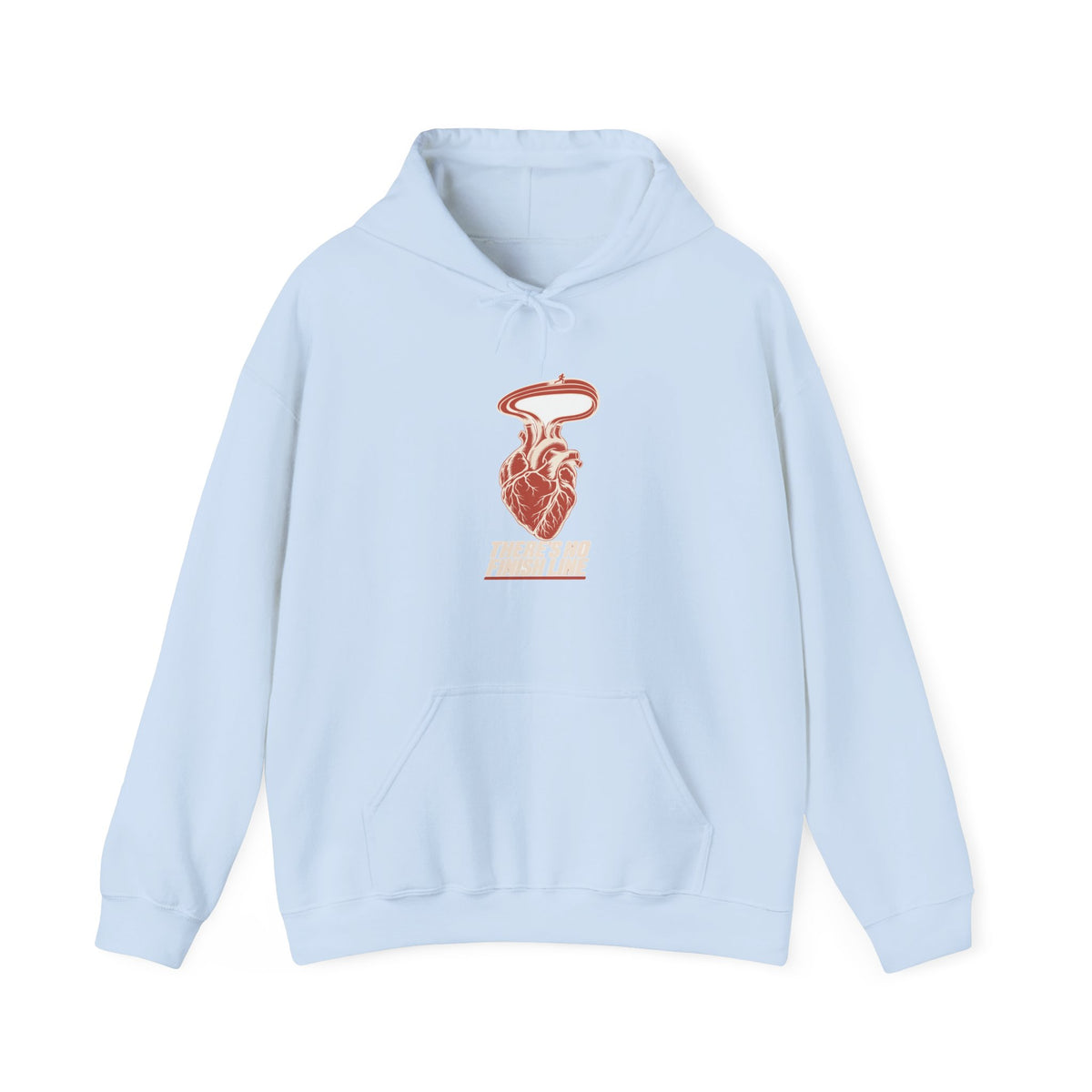 Hoodie course à pied rétro « Cœur de Piste »