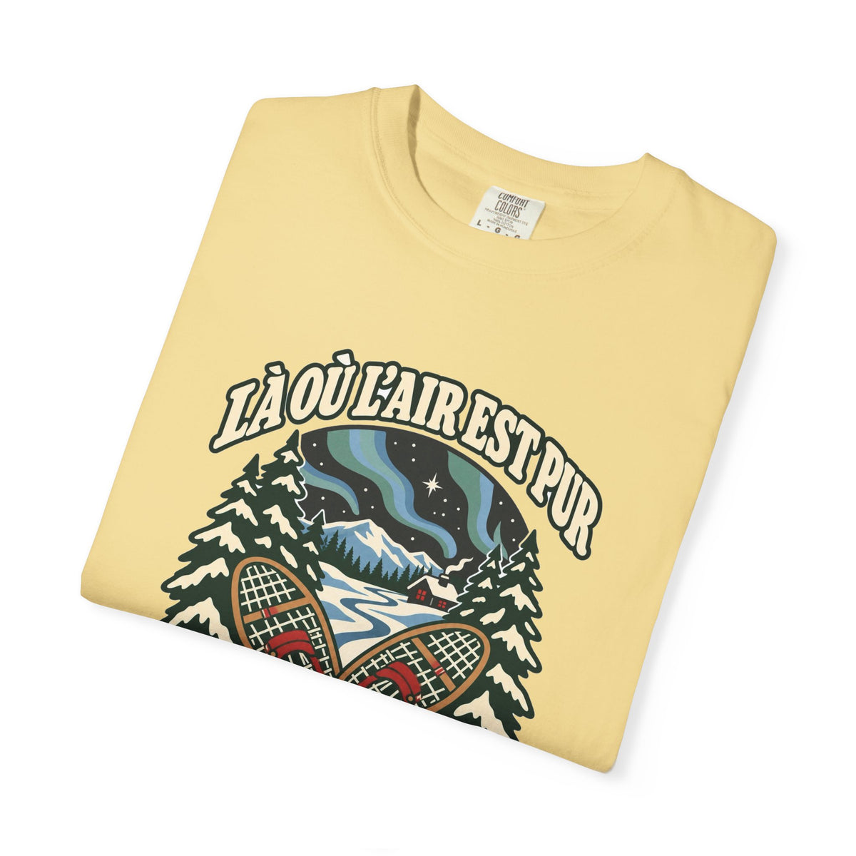 T-shirt plein air canadien « Hiver Canadien »