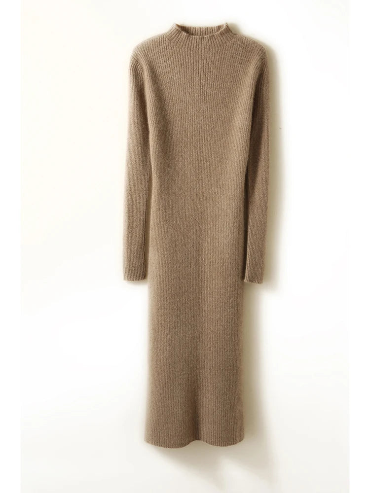 Robe en maille de laine – Femme