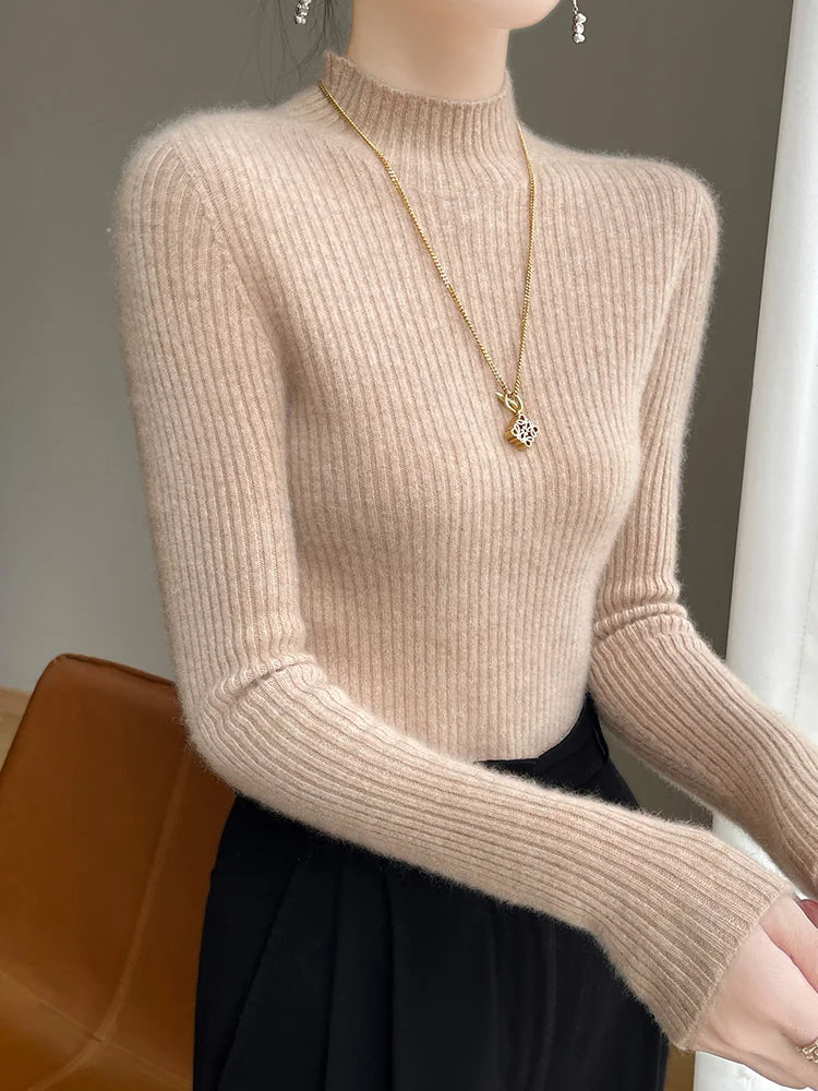 Haut en maille de mérinos – Femme