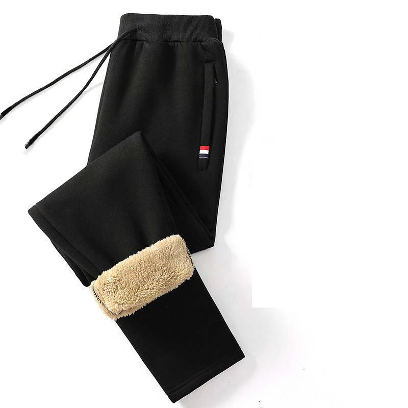 Jogging en coton doublé polaire