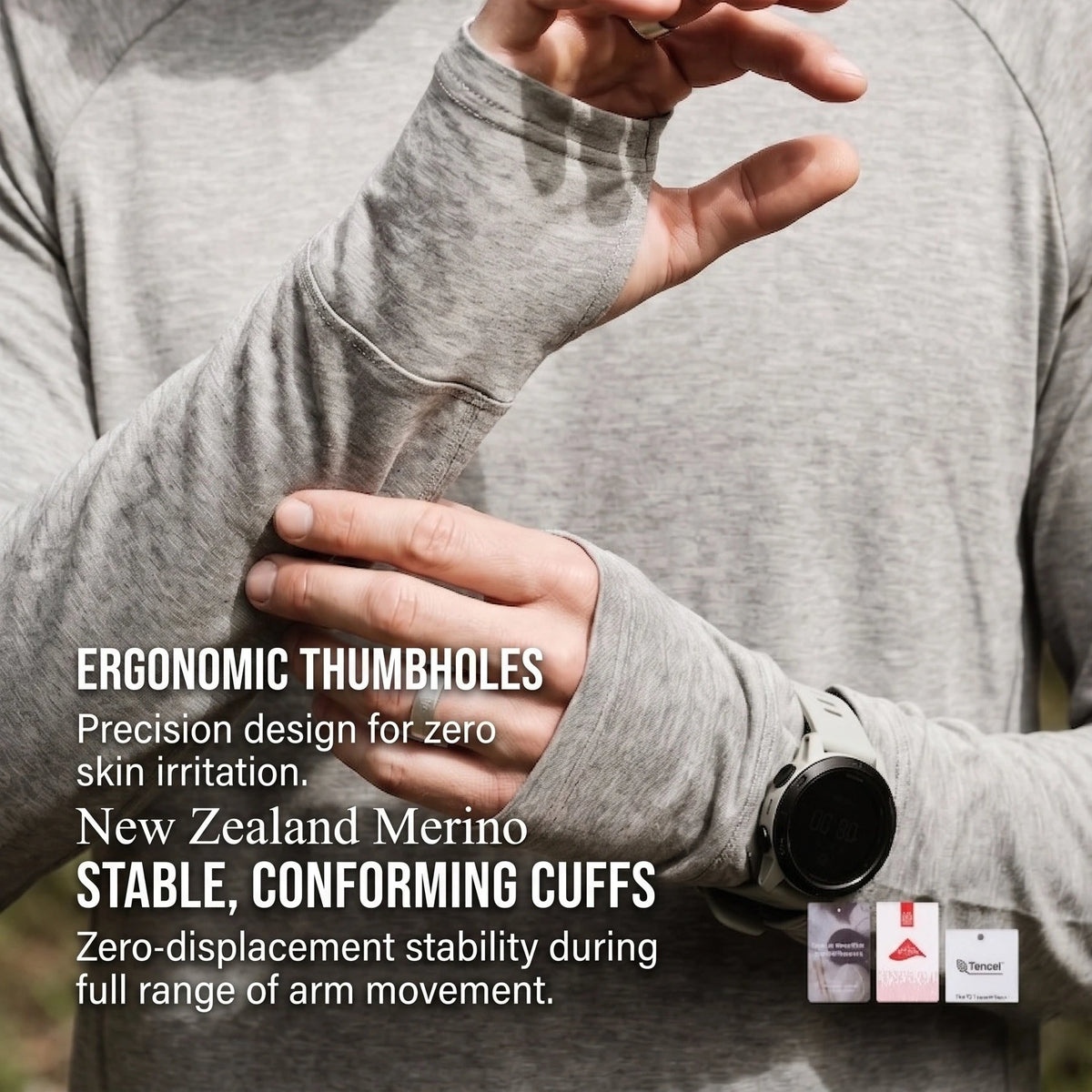 Couche de base en mérinos – Homme