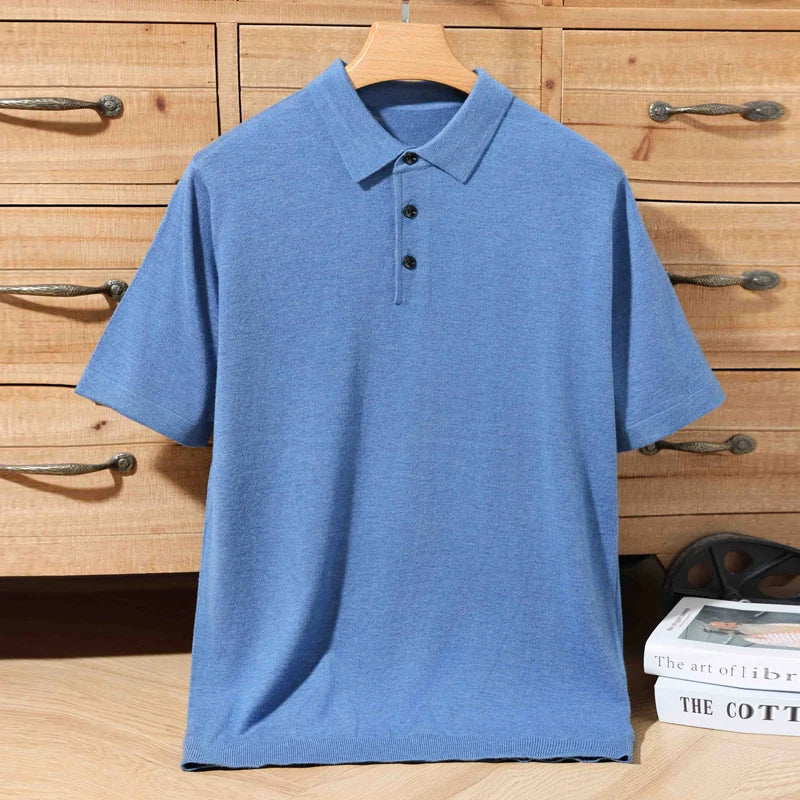 Polo en mérinos – Homme