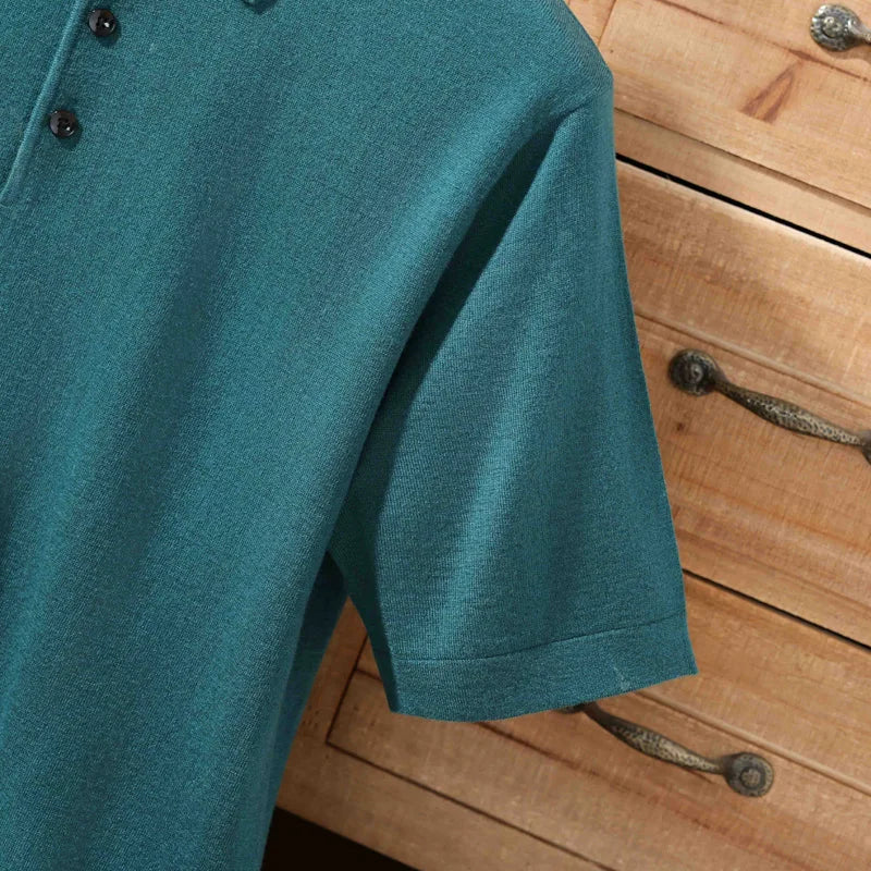 Polo en mérinos – Homme