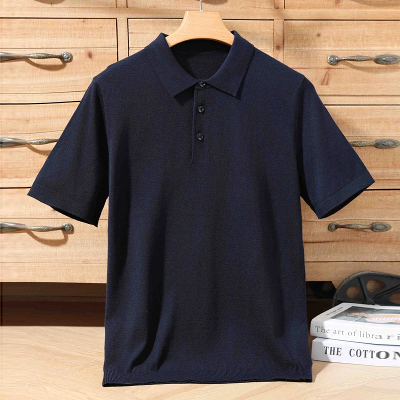 Polo en mérinos – Homme