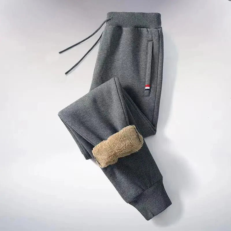 Jogging en coton doublé polaire