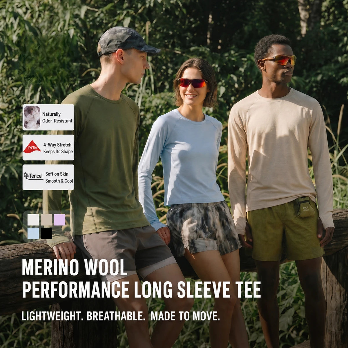 Couche de base en mérinos – Homme