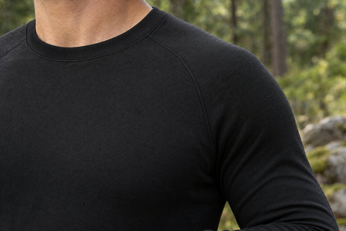 Couche de base en mérinos – Homme