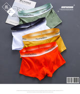 Boxer uni en coton noir